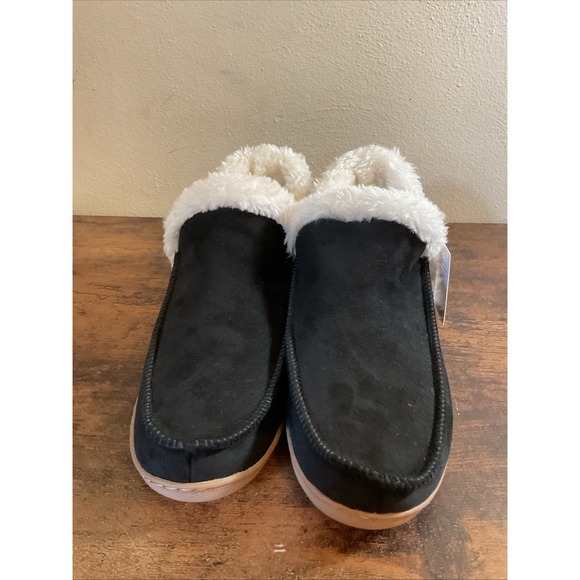 New Sonoma Mabell Women's Faux Fur Ankle Boot Slippers Black‎ Size XXL 10-11 - Picture 1 of 9